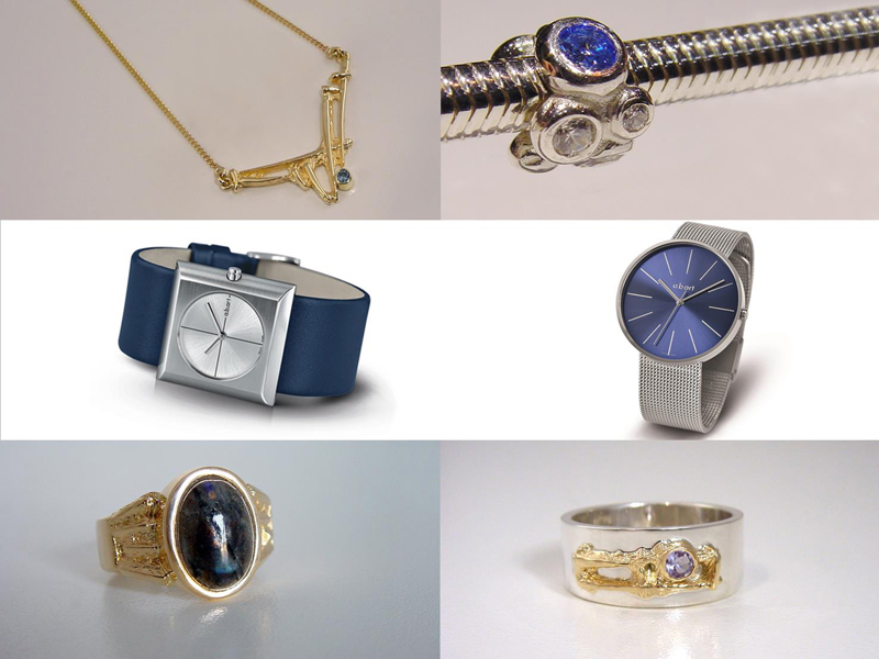 sh8102-bluemonday-blauwemaandag-ring-horloge-abart-goud-blauw-bedels-bicolor-zilver-aquamarijn-steen-labradoriet-tanzaniet-edelsmid-www.tonvandenhout.nl-sieraden-beads