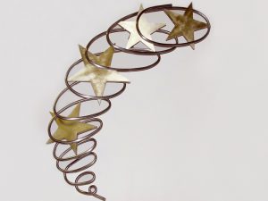ssp4566-kunstwerk-edelsmid-sterren-dansend-hemel-herinnering-gedenken-www.tonvandenhout.nl-handgemaakt-aandenken-origineel-bijzonder-herinneren-ster-uniek-bicolor-messing