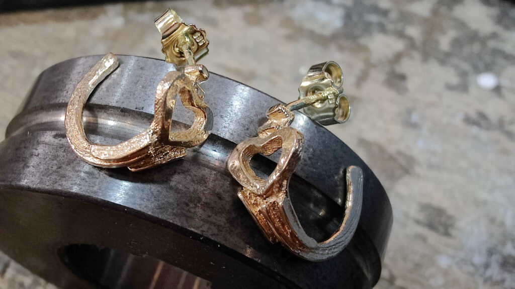 Oorring met steker